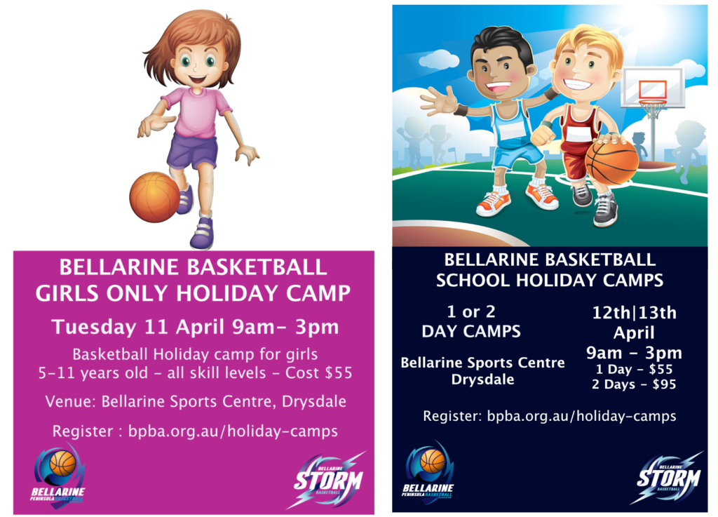Holiday Camps Bellarine Peninsula Basketball Association
